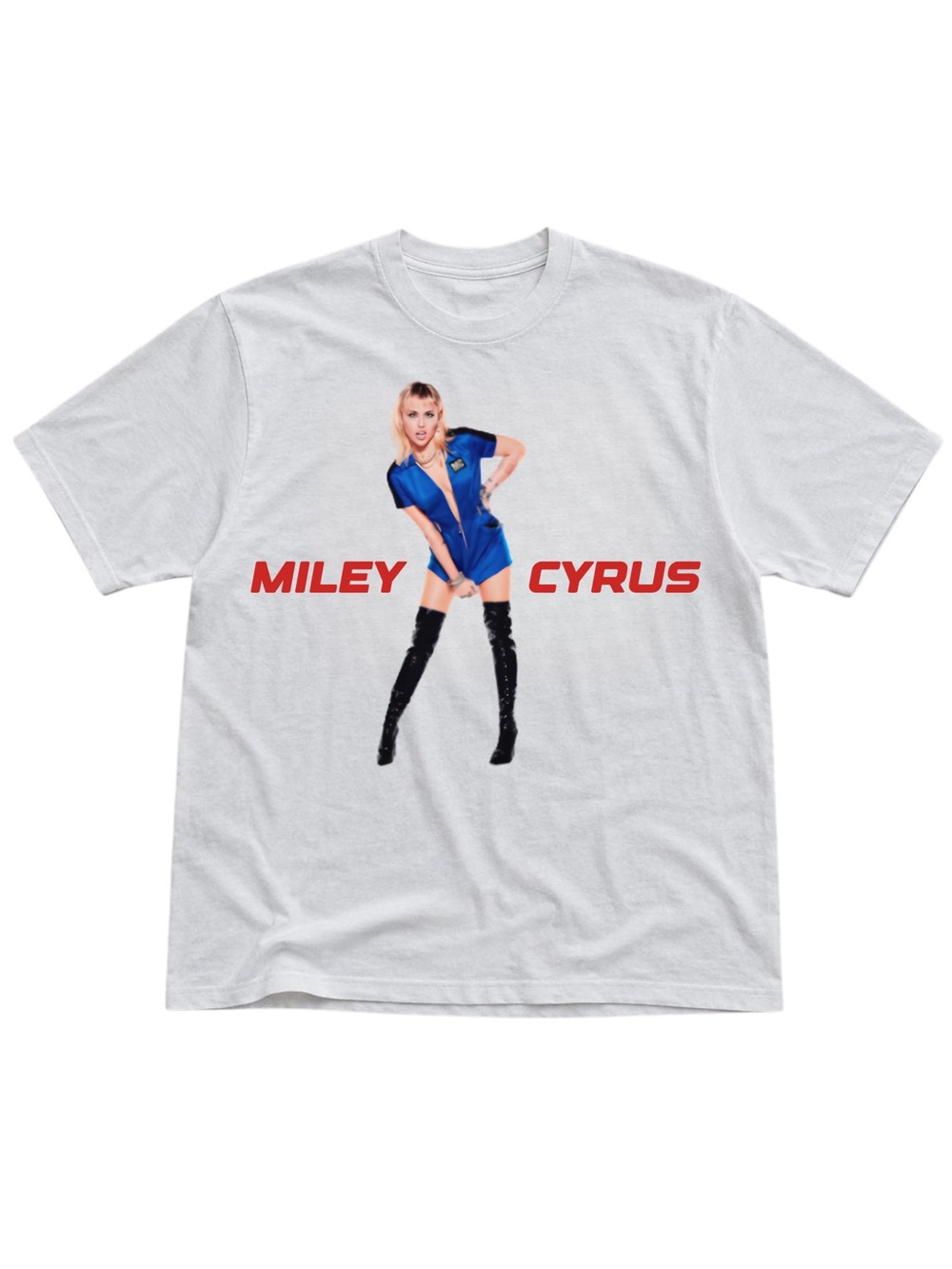 Gildan Miley Cyrus Graphic Tee - White